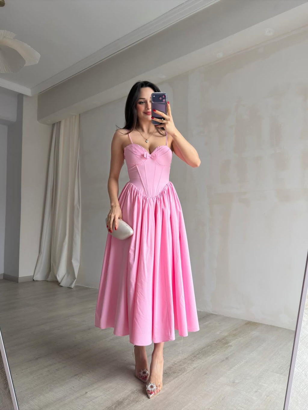 Robe midi Rose 🌸