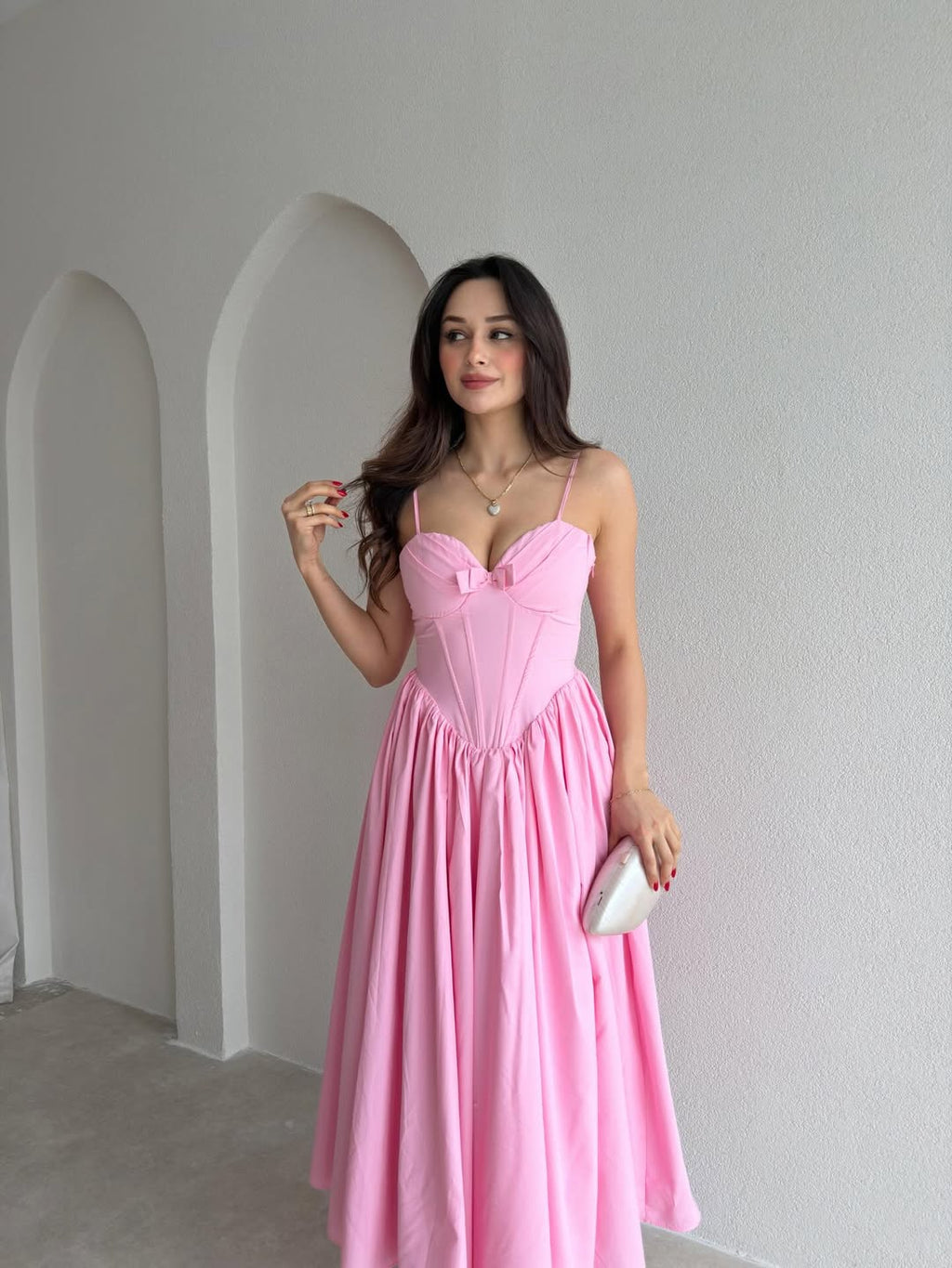 Robe midi Rose 🌸