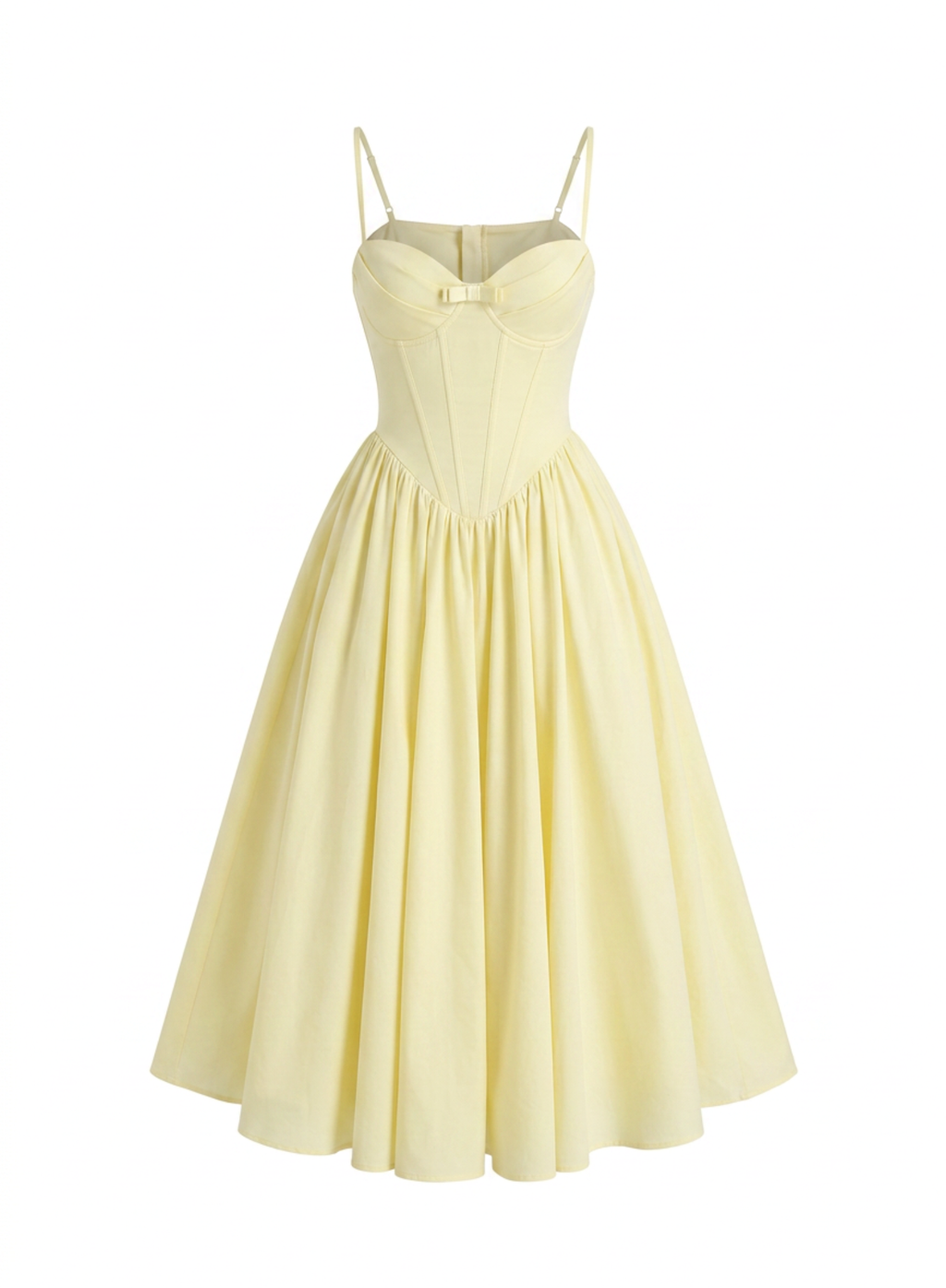 Robe Midi avec Corset 🌻