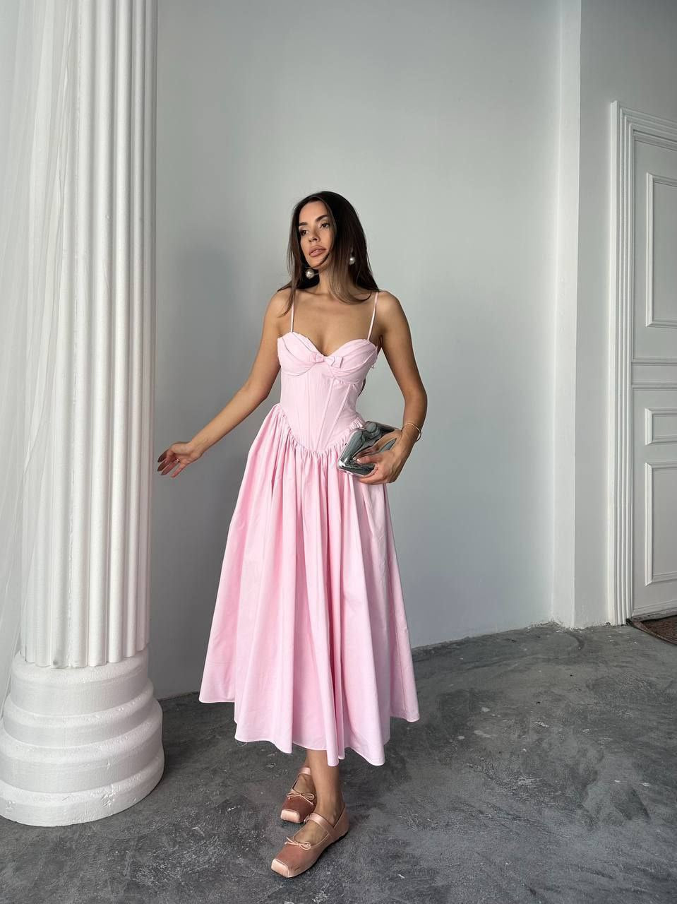 Robe midi Rose 🌸