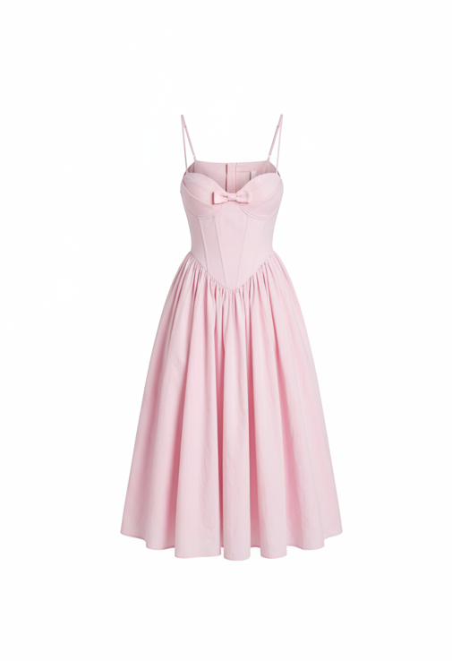 Robe midi Rose 🌸