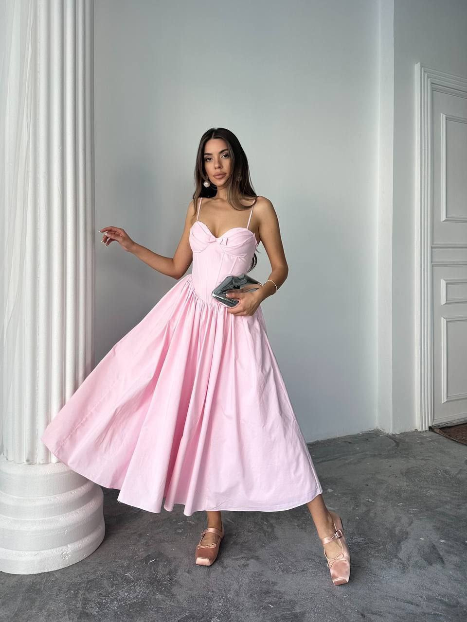 Robe midi Rose 🌸